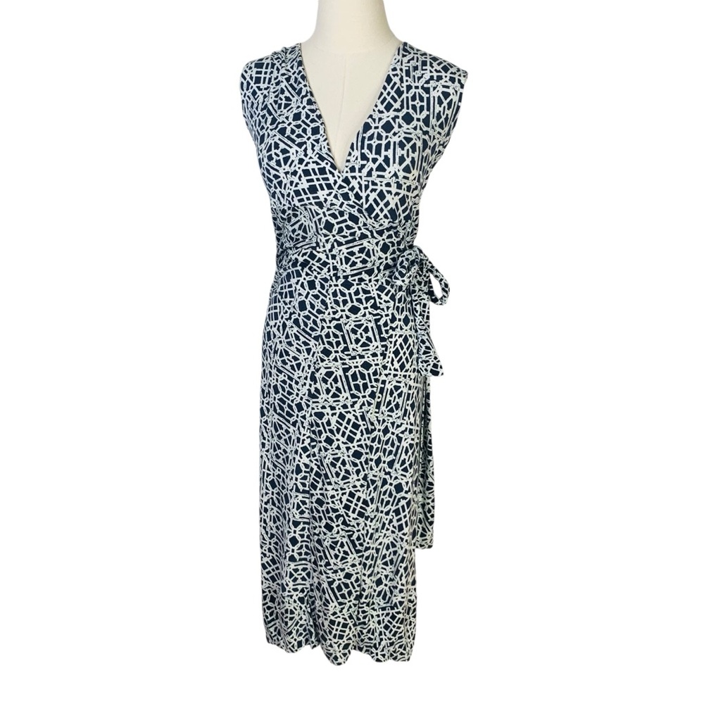 DVF Diane Von Furstenberg Wrap Midi Dress sz 6